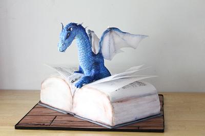 Dragon Book - Cake by The Little Caker