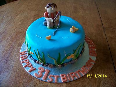 Fishing Cake, inspired by Sandra's cakes. - Cake by Agnieszka