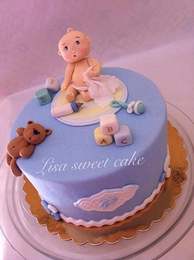 Christening cake - Cake by Elisabethf