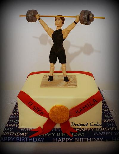 Bodybuilder - Cake by Urszula Maczka