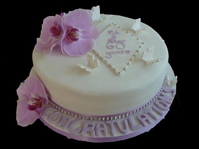 Diamond Anniversary cakes - Cake by Roberta