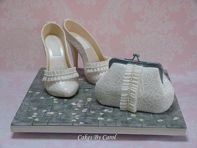 Lace Shoes & Bag CI  Gold Award - Cake by Carol