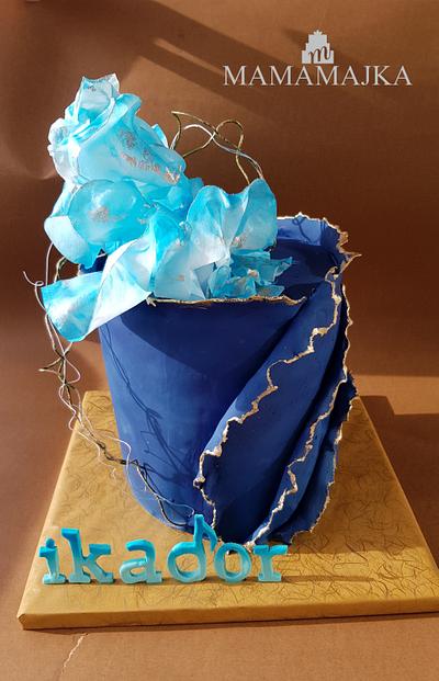 Just blue - Cake by Marija