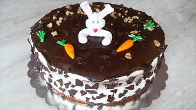 Rabbit on the carrot cake - Cake by Alice