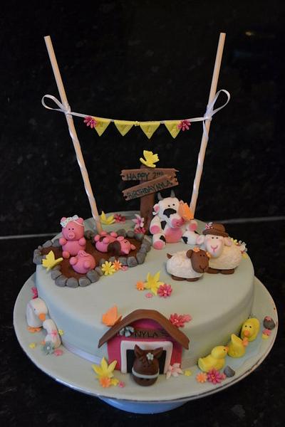 Farmyard Cake - Cake by Caroline Gregory