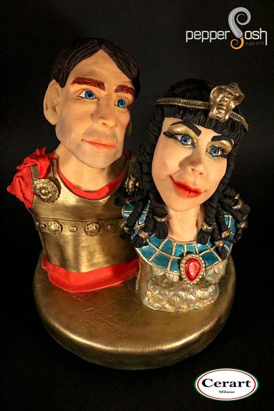Cleopatra & Marc Anthony @Egypt Land of Mystery - Cake by Pepper Posh - Carla Rodrigues