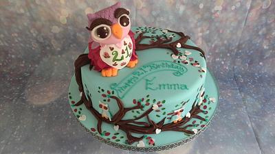 Owl cake - Cake by milkmade