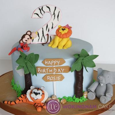 Jungle themed Cake - Cake by Fiso