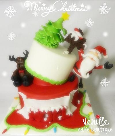 Christmas cake - Cake by Vanilla cake boutique