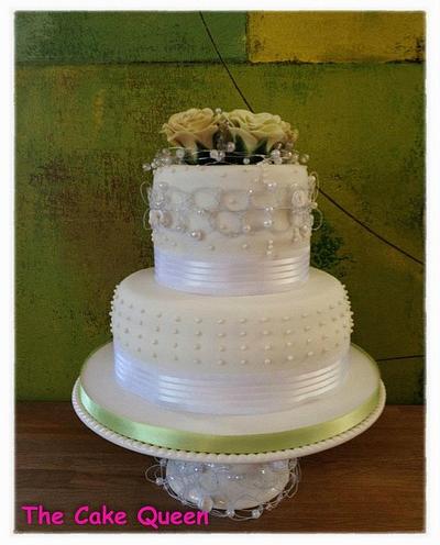 Wedding cake for Paul and Cinthya - Cake by Mariana