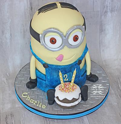 Another Minion Cake! - Cake by Cakes by Christine