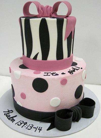 Zebra and Dots - Cake by Sweet Traders