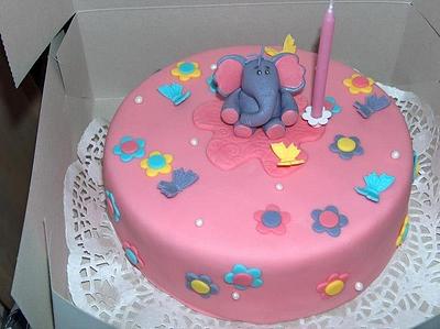 cake with an elephant - Cake by Ivana