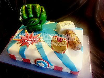 Avengers Birthday Cake - Cake by Yaneri