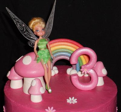 Tinker Bell - Pink! - Cake by Cindy Underwood