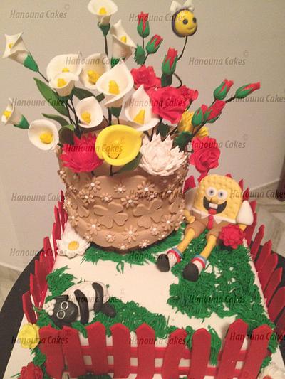 Sponge Bob Birthday cake - Cake by Hanan George Jiries