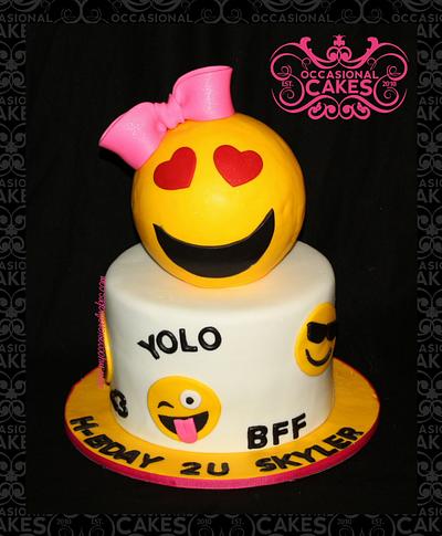 emoji cake - Cake by Occasional Cakes