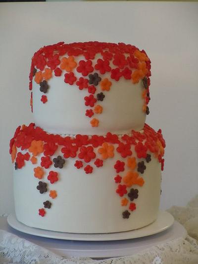  Fall colors - Cake by Karen Seeley