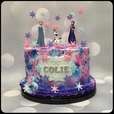 Frozen cake  - Cake by Cakes & Crafts by Kass 
