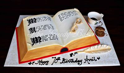 Open Book Cake  - Cake by Kate