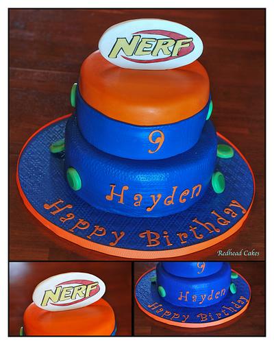 Nerf Cake - Cake by MeMaw