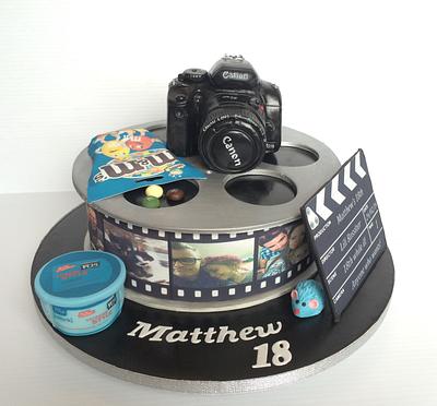 Camera birthday cake  - Cake by Dragons and Daffodils Cakes
