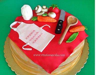 Chef cake - Cake by Ritsa Demetriadou