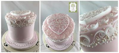 Heart,  Valentine's Cake - Cake by Ventidesign Cakes