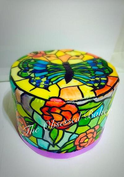 Stained Glass Effect cake  - Cake by Pratts 