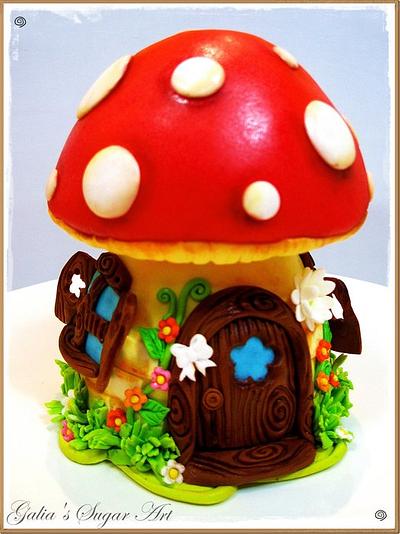 Mushroom house - Cake by Galya's Art 