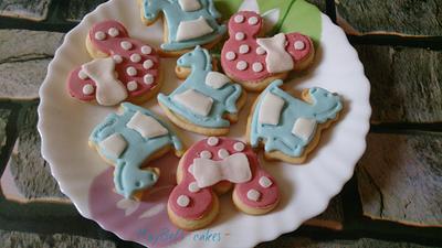 Baby shower cookies  - Cake by MayBel's cakes