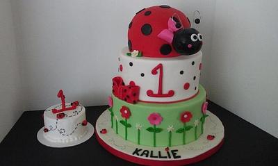 Ladybug - Cake by Pam from My Sweeter Side