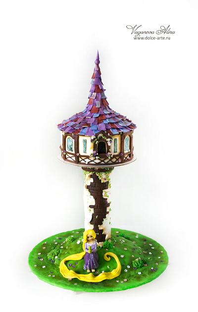 Rapunzel tower - Cake by Alina Vaganova