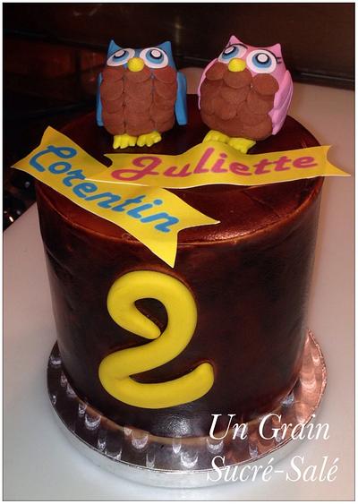 Birthday twin - Cake by noumika