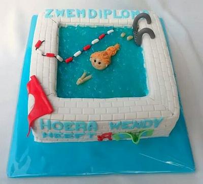 Swimmingpool  - Cake by Droomtaartjes