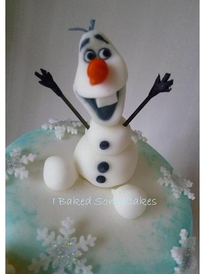 Elsa and Olaf from Frozen - Cake by Julie, I Baked Some Cakes