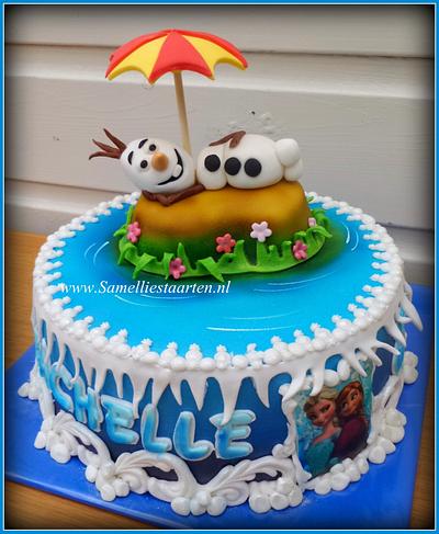 Olaf in the sun - Cake by Sam & Nel's Taarten