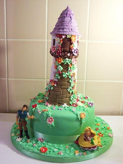 My Daughters 8th Repunzel Birthday Cake! - Cake by Kate