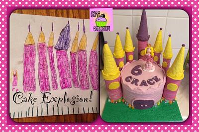 Princess castle cake  - Cake by Cake Explosion!