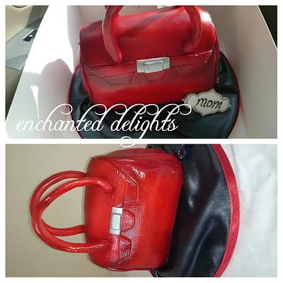 Handbag cake - Cake by Enchanted Delights - Estella Collins 