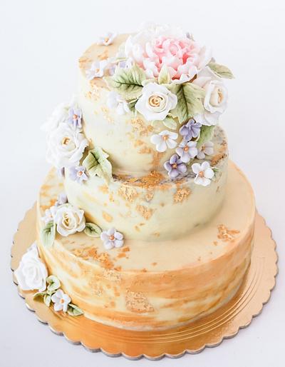 wedding cake  - Cake by Torty Zeiko