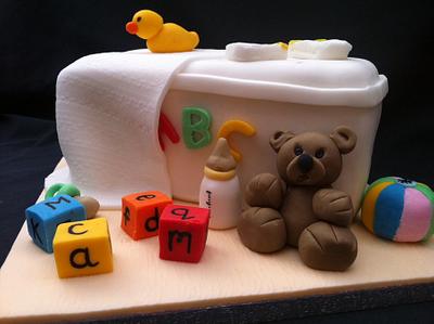 Baby Shower Cake - Cake by Lesley Southam