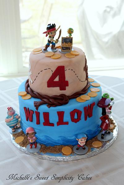 Jake and the Neverland Pirates 4th Birthday Cake - Cake by Michelle