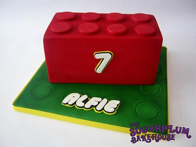 Lego Brick Cake - Cake by Sam Harrison