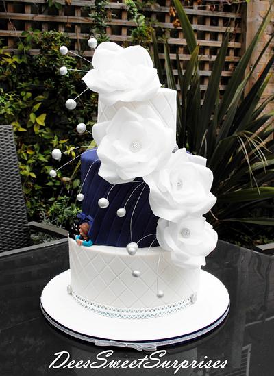 Batman and Trekkie Wedding cake - Cake by Dee