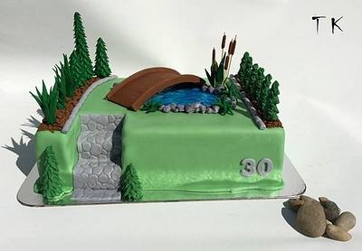 cake for landscape architect - Cake by CakesByKlaudia