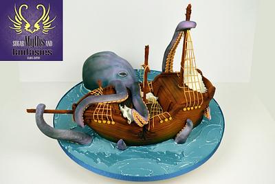The Kraken - Cake by Cakes For Show