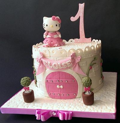 Hello Kitty Castle Cake - Cake by Chocomoo