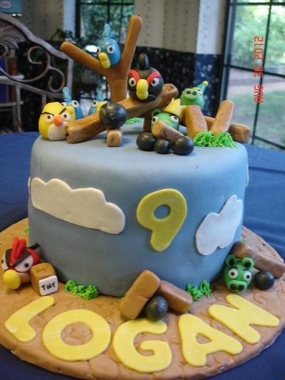 Angry Birds Birthday Cake - Cake by cjparadise