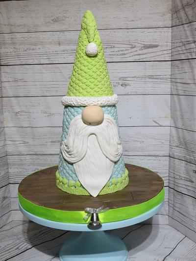 My Christmas Gnome - Cake by Nancy T W.